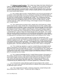RUS Form 390 Software License Agreement, Page 2