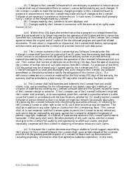 RUS Form 390 Software License Agreement, Page 3