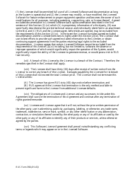 RUS Form 390 Software License Agreement, Page 4