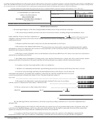 RUS Form 724 Final Inventory - Telephone Construction Contract