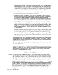 RUS Form 198 Equipment Contract, Page 6