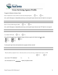 Cross-servicing Agency Profile Form, Page 12