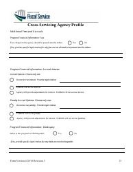 Cross-servicing Agency Profile Form, Page 14