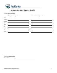 Cross-servicing Agency Profile Form, Page 3