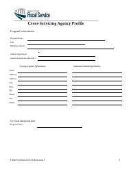 Cross-servicing Agency Profile Form, Page 6