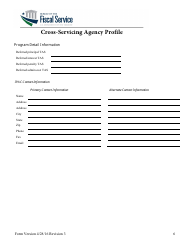 Cross-servicing Agency Profile Form, Page 7