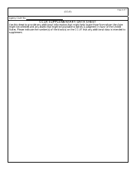 Claims Collection Litigation Report (Cclr) Form, Page 6