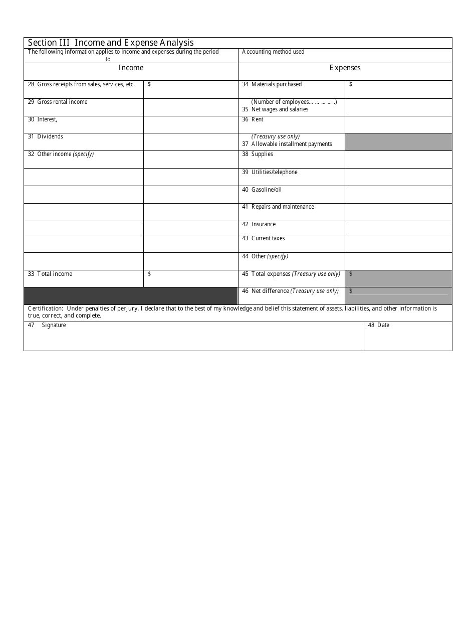 Commercial Debtor Financial Statement - Fill Out, Sign Online and ...