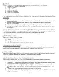 Mrec Continuing Education Course Application Form - Mississippi, Page 3