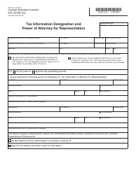 Document preview: Form DR0145 Tax Information Designation and Power of Attorney for Representation - Colorado