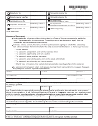 Form DR0145 Tax Information Designation and Power of Attorney for Representation - Colorado, Page 2