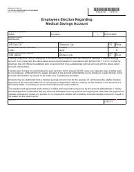 Document preview: Form DR0810 Employees Election Regarding Medical Savings Account - Colorado