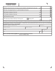 Form DR0020A Colorado Metallic Minerals Severance Tax Return - Colorado, Page 2