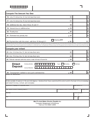 Form DR0020AX Amended Colorado Metallic Minerals Severance Tax Return - Colorado, Page 2
