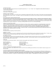 Form FNL Statement of Foreign Qualification (Foreign Limited Liability Partnership) - Kentucky, Page 2