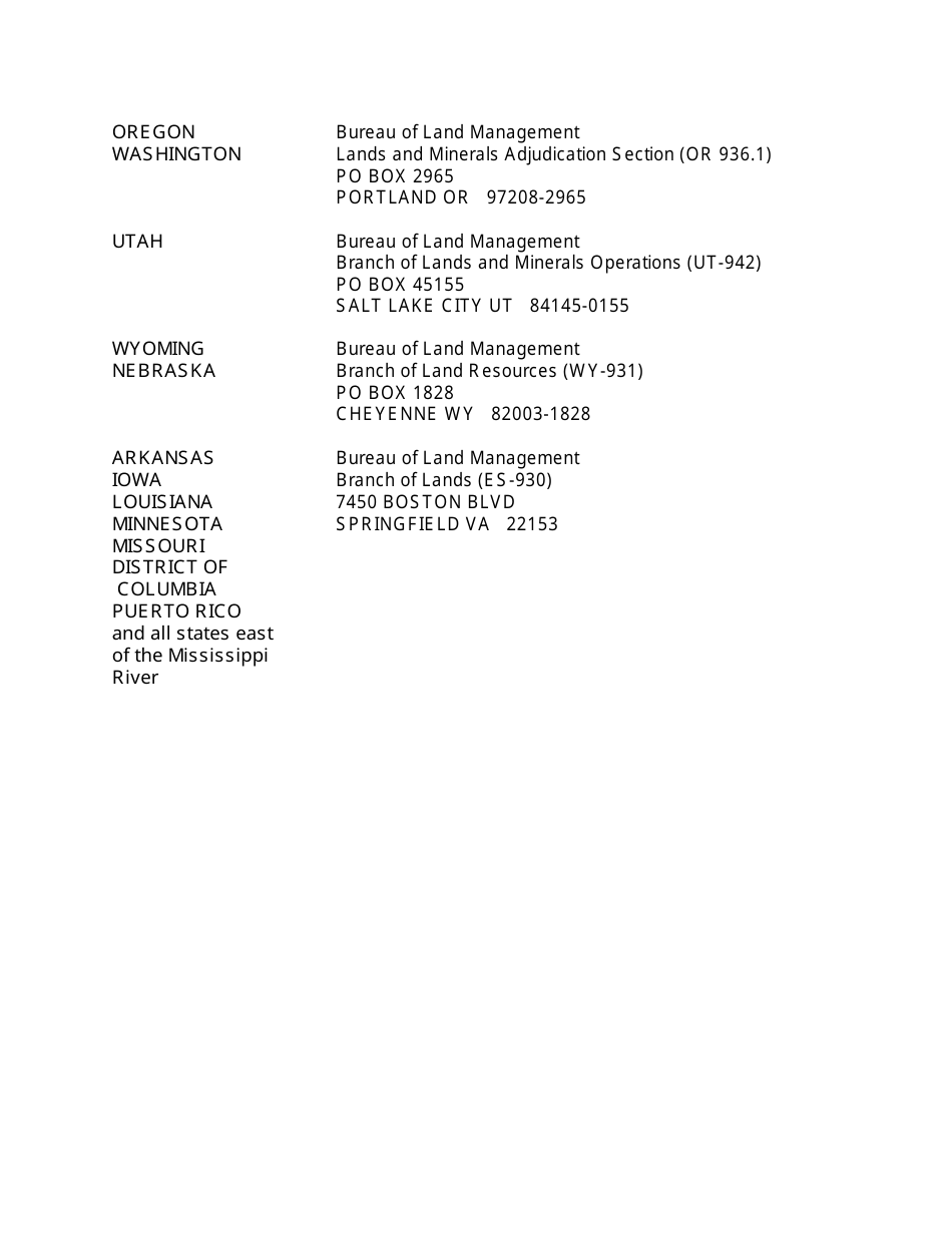 Land Description - Public Land States, Page 8