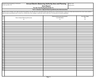 FERC Form 714 Annual Electric Balancing Authority Area and Planning Area Report, Page 5
