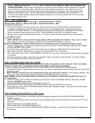 Instructions for DD Form 2911 DoD Sexual Assault Forensic Examination (Safe) Report - Victim, Page 12