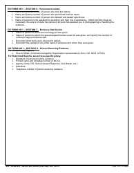 Instructions for DD Form 2911 DoD Sexual Assault Forensic Examination (Safe) Report - Victim, Page 14