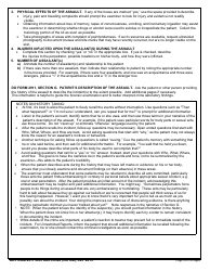 Instructions for DD Form 2911 DoD Sexual Assault Forensic Examination (Safe) Report - Victim, Page 4
