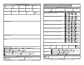 CAP Form 104 Mission Flight Plan/Briefing Form
