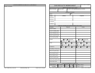Document preview: CAP Form 104A Sar Results Worksheet