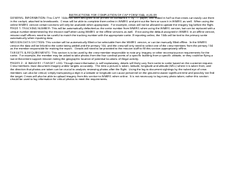 CAP Form 104B Reconnaissance Summary, Page 3