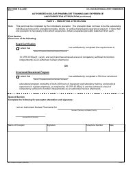 NRC Form 313 (ANP) Authorized Nuclear Pharmacist Training and Experience and Preceptor Attestation, Page 3