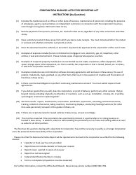 Form CBA-1 Notice of Business Activities Report by a Foreign Corporation - New Jersey, Page 3