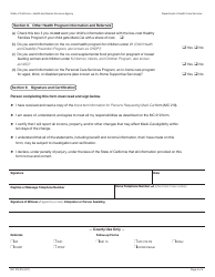 Form MC210 RV Medi-Cal Annual Redetermination Form - California, Page 4