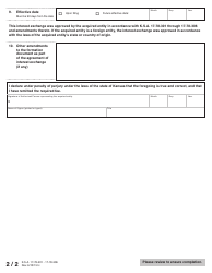 Form INE53-51 Certificate of Interest Exchange - Kansas, Page 3