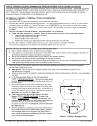 Instructions for DD Form 2911 DoD Sexual Assault Forensic Examination (Safe) Report - Suspect, Page 3