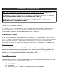 Form OSC-11 Complaint of Possible Prohibited Personnel Practice or Other Prohibited Activity, Page 6