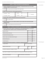 Form MC223C Supplemental Statement of Facts for Medi-Cal Child Applicant Only - Under Age 18 - California, Page 3