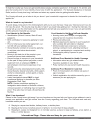 Form SAWS2 PLUS &quot;Application for CalFresh, Cash Aid, and/or Medi-Cal/Health Care Programs&quot; - California, Page 2