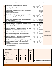 Form DHCS7098 B Staying Healthy Assessment - 7-12 Months - California (Tagalog), Page 2