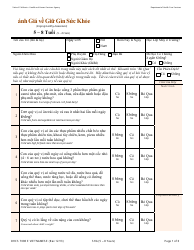 Document preview: Form DHCS7098 E Staying Healthy Assessment - 5-8 Years - California (Vietnamese)