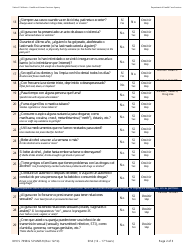 Formulario DHCS7098 G Staying Healthy Assessment - 12-17 Years - California (Spanish), Page 2