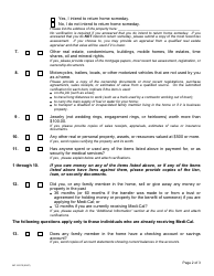 Form MC210 PS Property Supplement - California, Page 2
