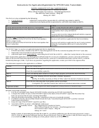 Form RP-5217-APP-1 Application / Agreement for Rps035 Transmittal to Orpts - New York, Page 2