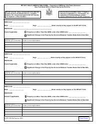 Form RP-5217 ACR City/Town Sale Correction Form - New York