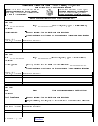 Form RP-5217 ACR Director Sale Correction Form - New York
