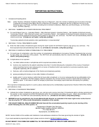Form DHCS1011 Convulsive Treatments Administered - Quarterly Report - California, Page 2