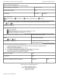Document preview: Form DHCS1813 Application for Licensure - Mental Health Rehabilitation Center (Mhrc) - California