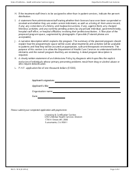 Form DHCS1814 Application for Licensure Psychiatric Health Facility &amp; Program - California, Page 3
