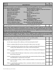 Form INF-ACTG-CHK Informal Accounting With/Without Decree Proceeding Checklist - New York, Page 2