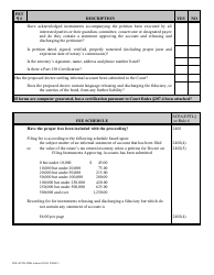 Form INF-ACTG-CHK Informal Accounting With/Without Decree Proceeding Checklist - New York, Page 3
