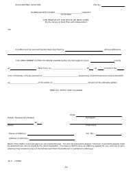 Form JA-1 &quot;Petition for Judicial Settlement of Account&quot; - New York, Page 10