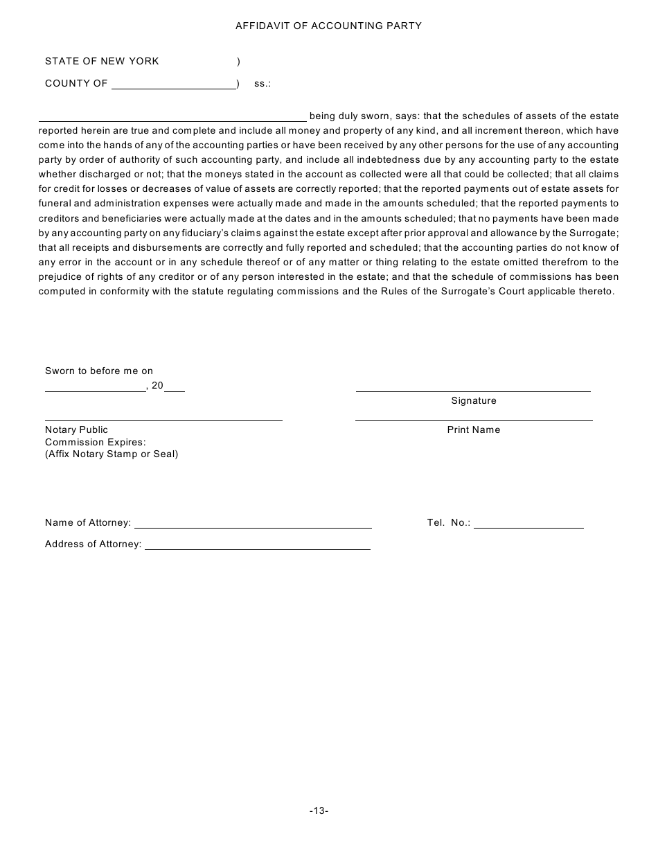 Form JA-1 - Fill Out, Sign Online and Download Fillable PDF, New York ...