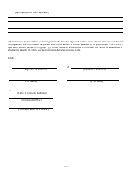 Form JA-1 &quot;Petition for Judicial Settlement of Account&quot; - New York, Page 4